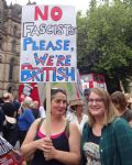 Trump Go Home Rally Manchester